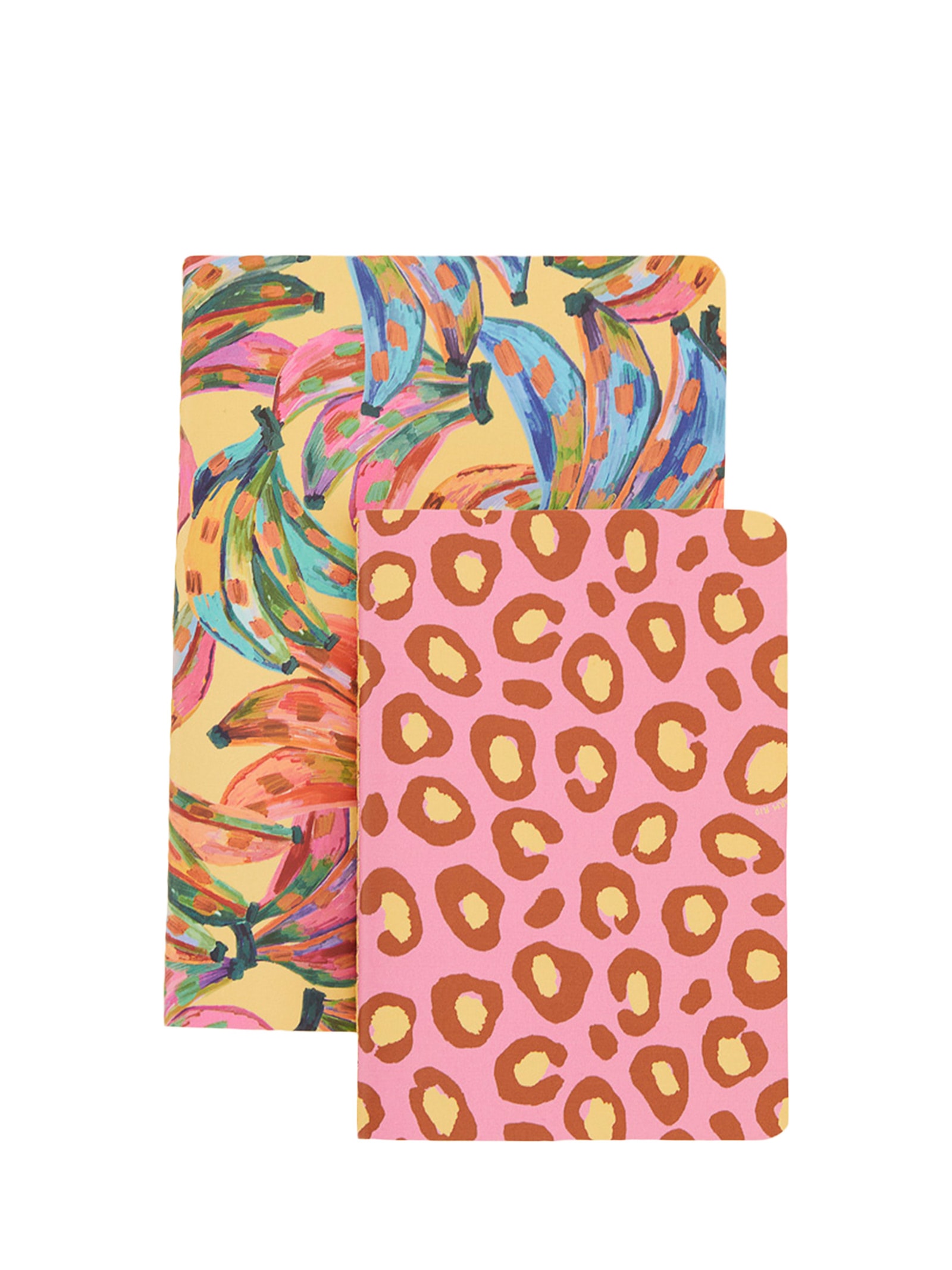 Trio De Cadernetas Cor De Banana Amarelo Farm Etc