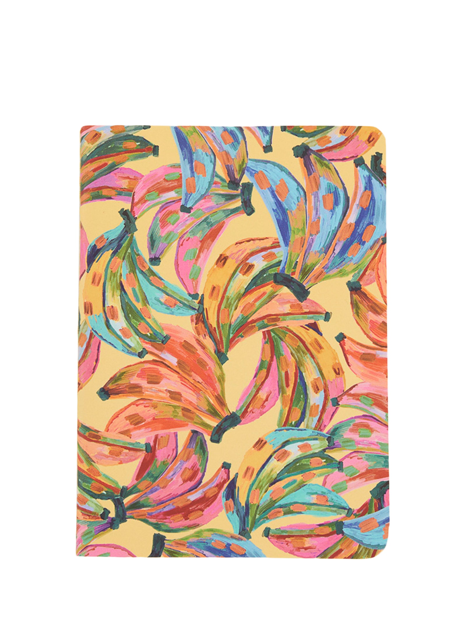 Trio De Cadernetas Cor De Banana Amarelo Farm Etc