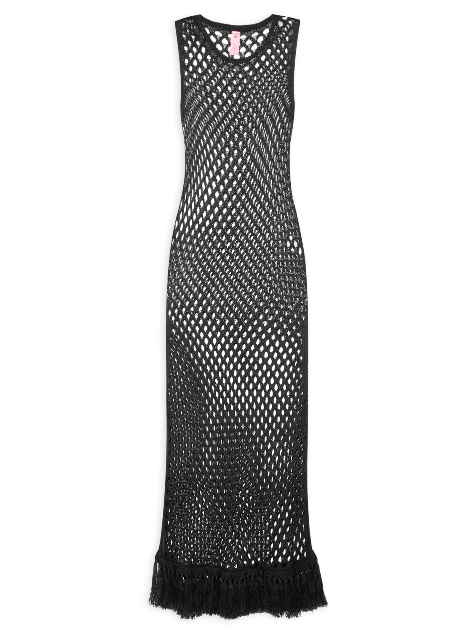 Túnica Crochet Preto Farm Praia