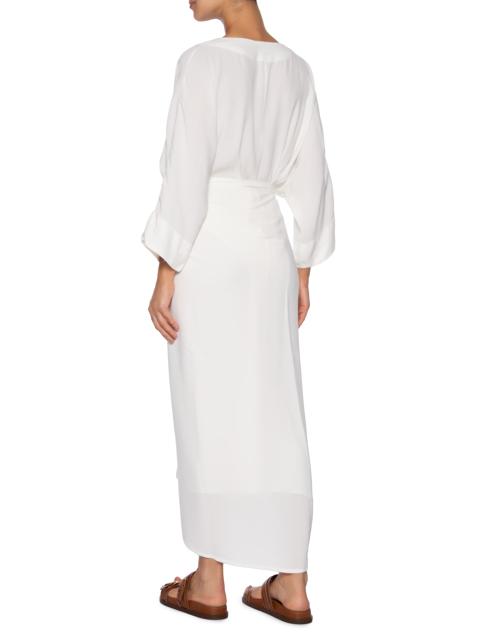 Túnica Feminina Amarração Branco Haight