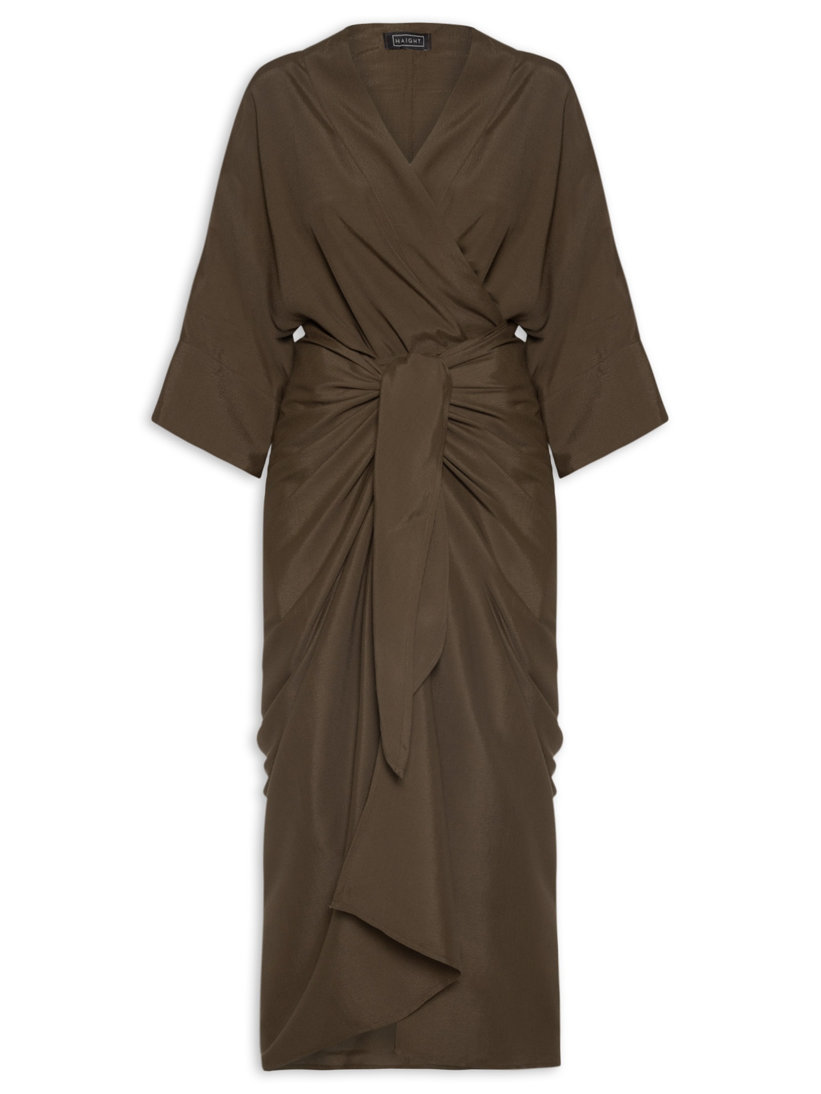 Túnica Feminina Amarração Marrom Haight