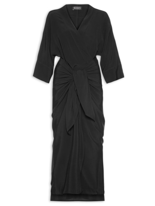Túnica Feminina Amarração – Preto