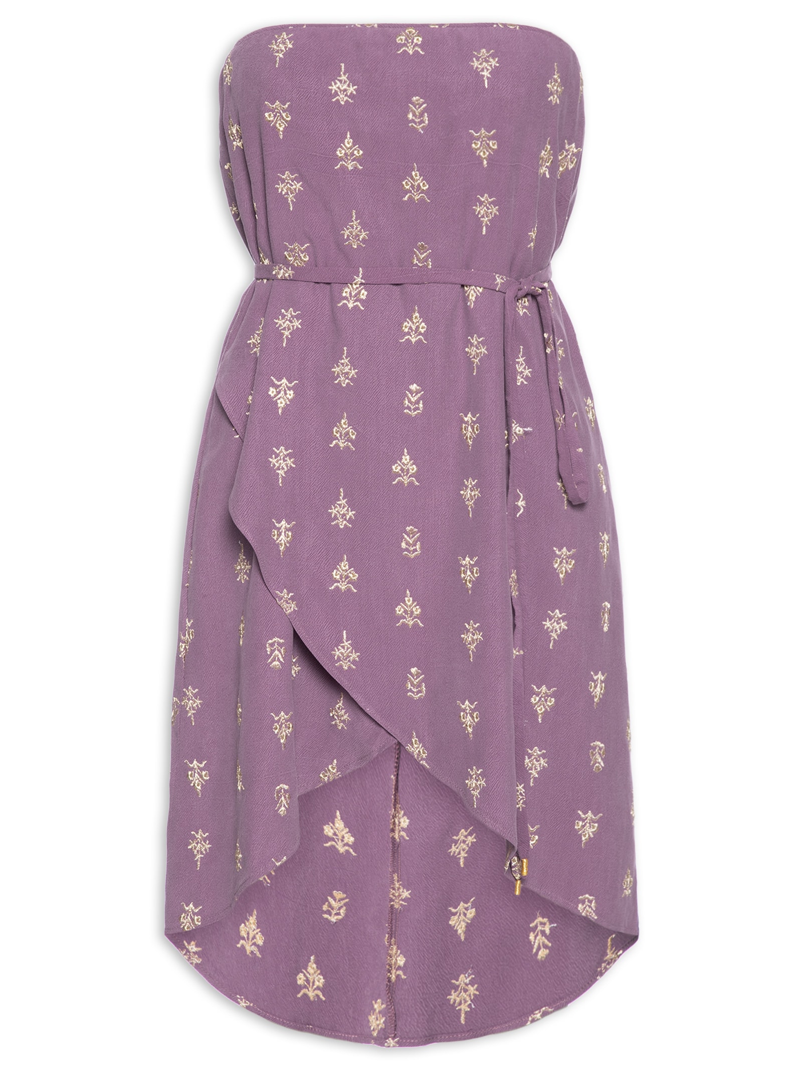 Túnica Feminina Bordado Arruda - Roxo