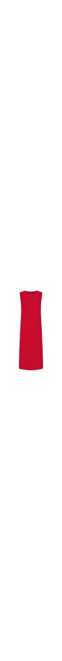 Túnica Feminina Cavada Midi Desvio - Vermelho