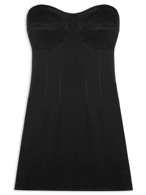 Túnica Feminina Corset - Preto