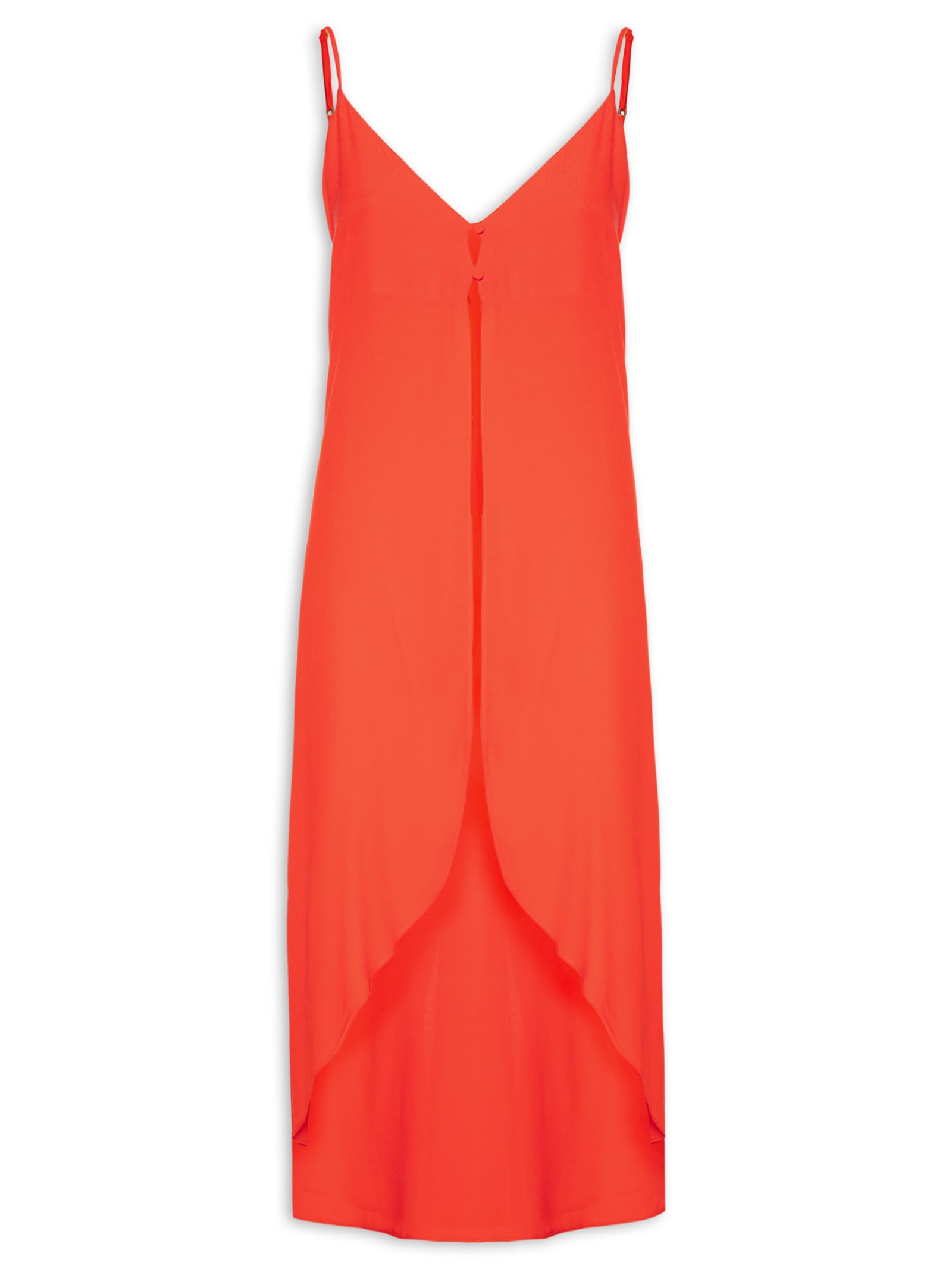 Túnica Feminina Crepe Alongada Vermelho Dress To