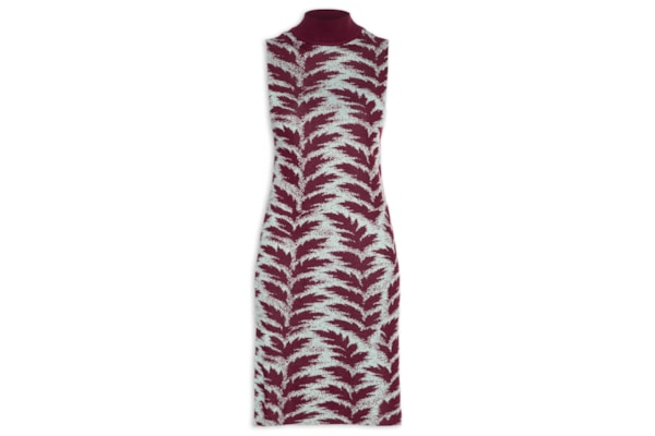 Túnica Feminina de Tricot Midi - Vermelho