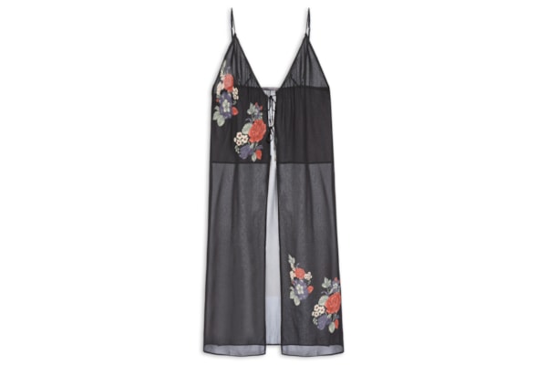 Túnica Feminina Ggt Estampa Ameli - Preto