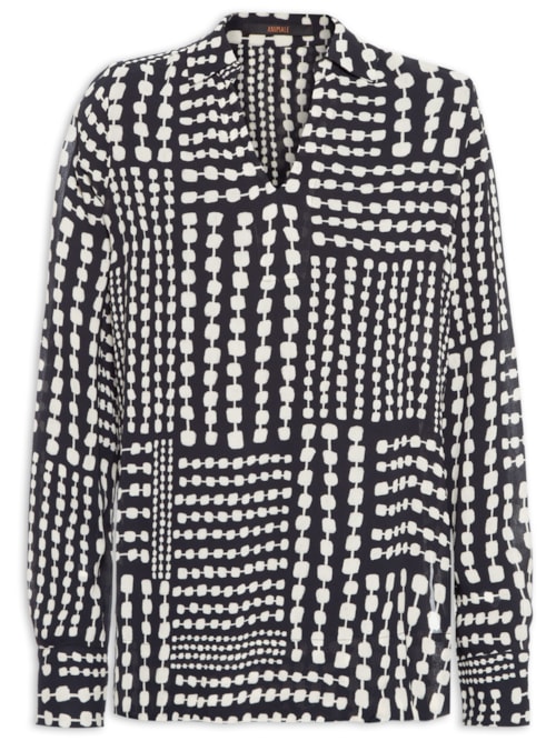 Túnica Feminina Liz Corrente Pb – Preto