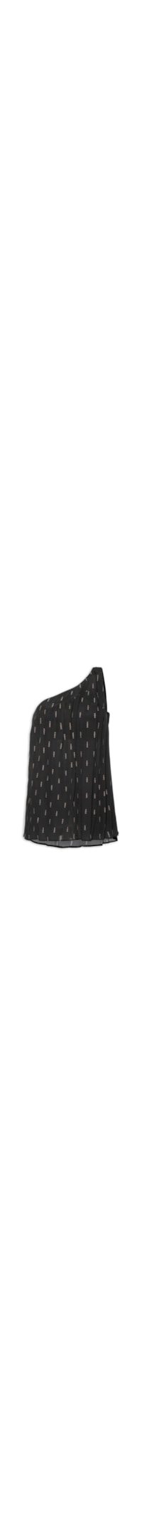 Túnica Feminina Ombro Só Estampa Petit - Preto