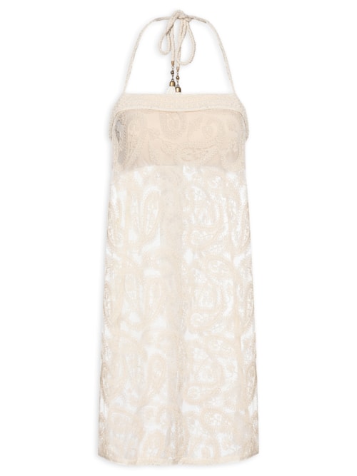 Túnica Feminina Renda – Bege