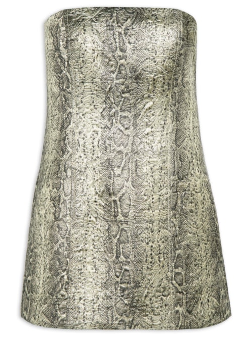 Túnica Feminina Sem Alça Cobra – Animal Print