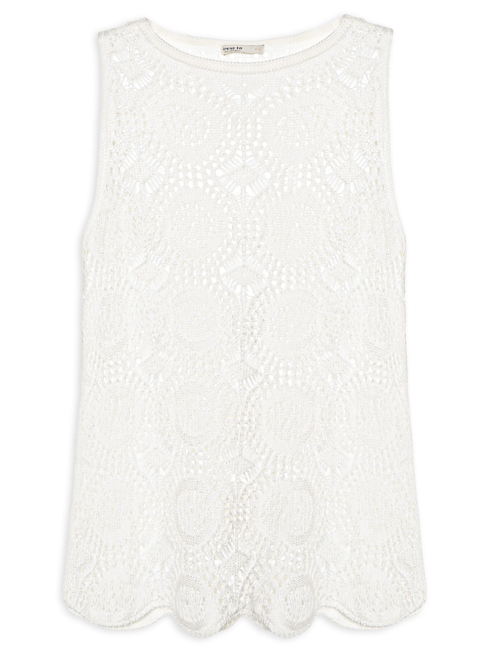 Túnica Feminina Tricot Fenda Veraneio Branco Dress To