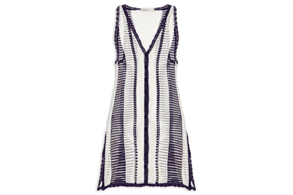 Túnica Feminina Tricot Listra Náutica – Azul