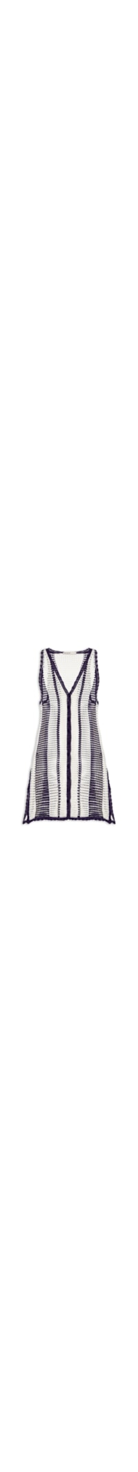 Túnica Feminina Tricot Listra Náutica – Azul