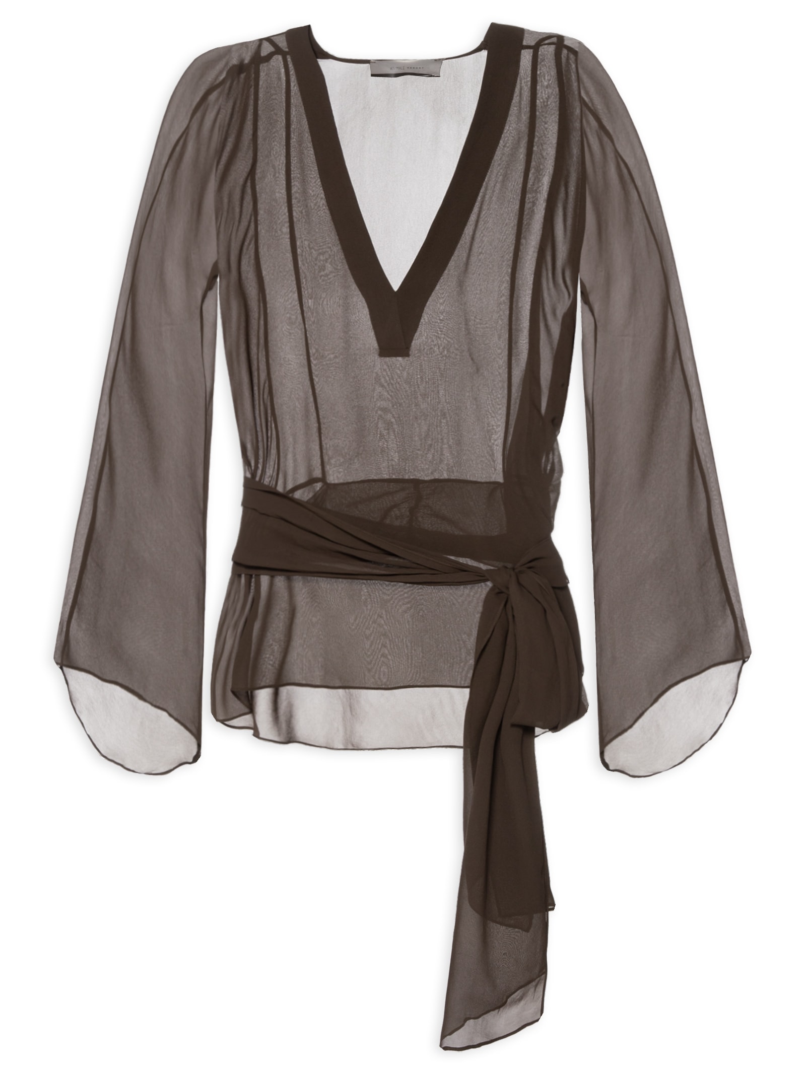 Túnica Mini GGT Resort Marrom Animale Resort