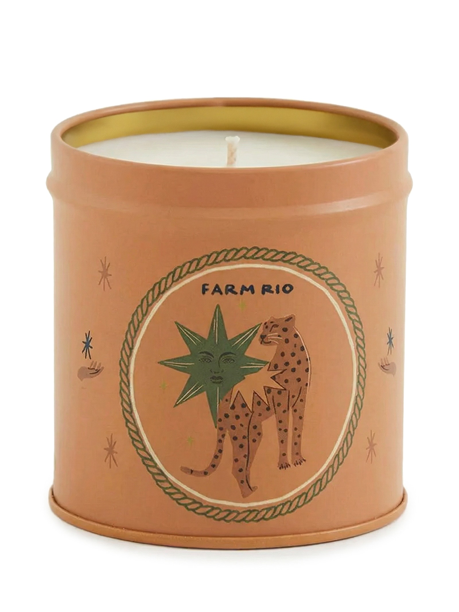 Vela Selos Místico Onça Amarelo Farm Etc