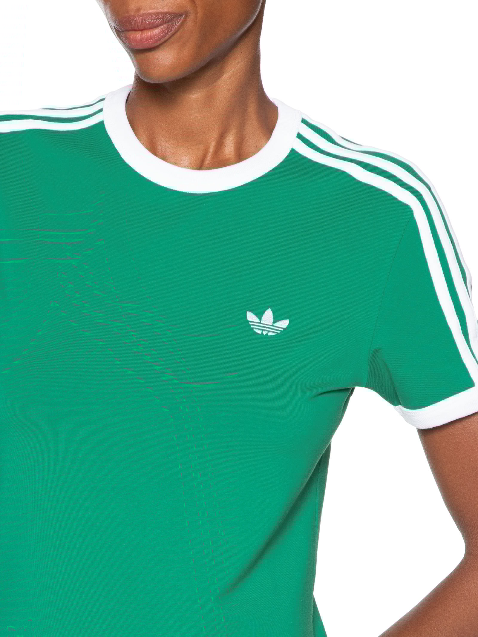 Vestido 3 Striped Verde Adidas Originals