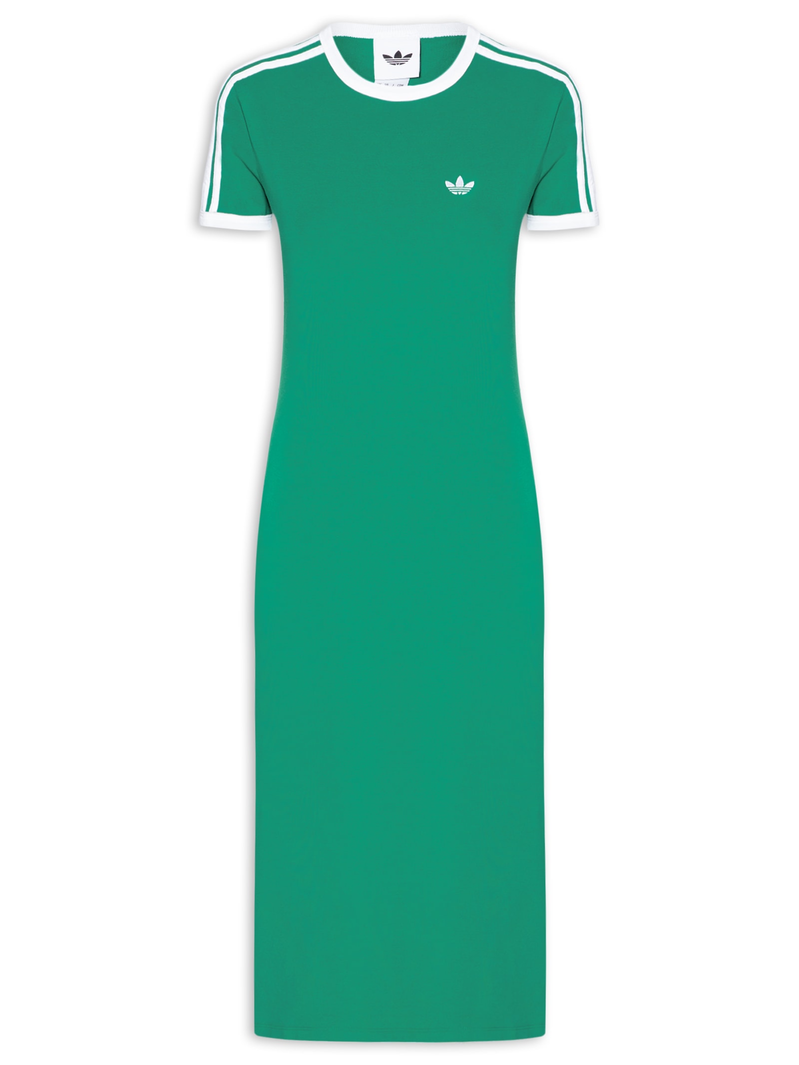 Vestido 3 Striped Verde Adidas Originals