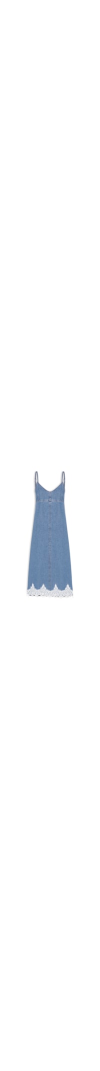 Vestido 90's Denim Slip - Azul