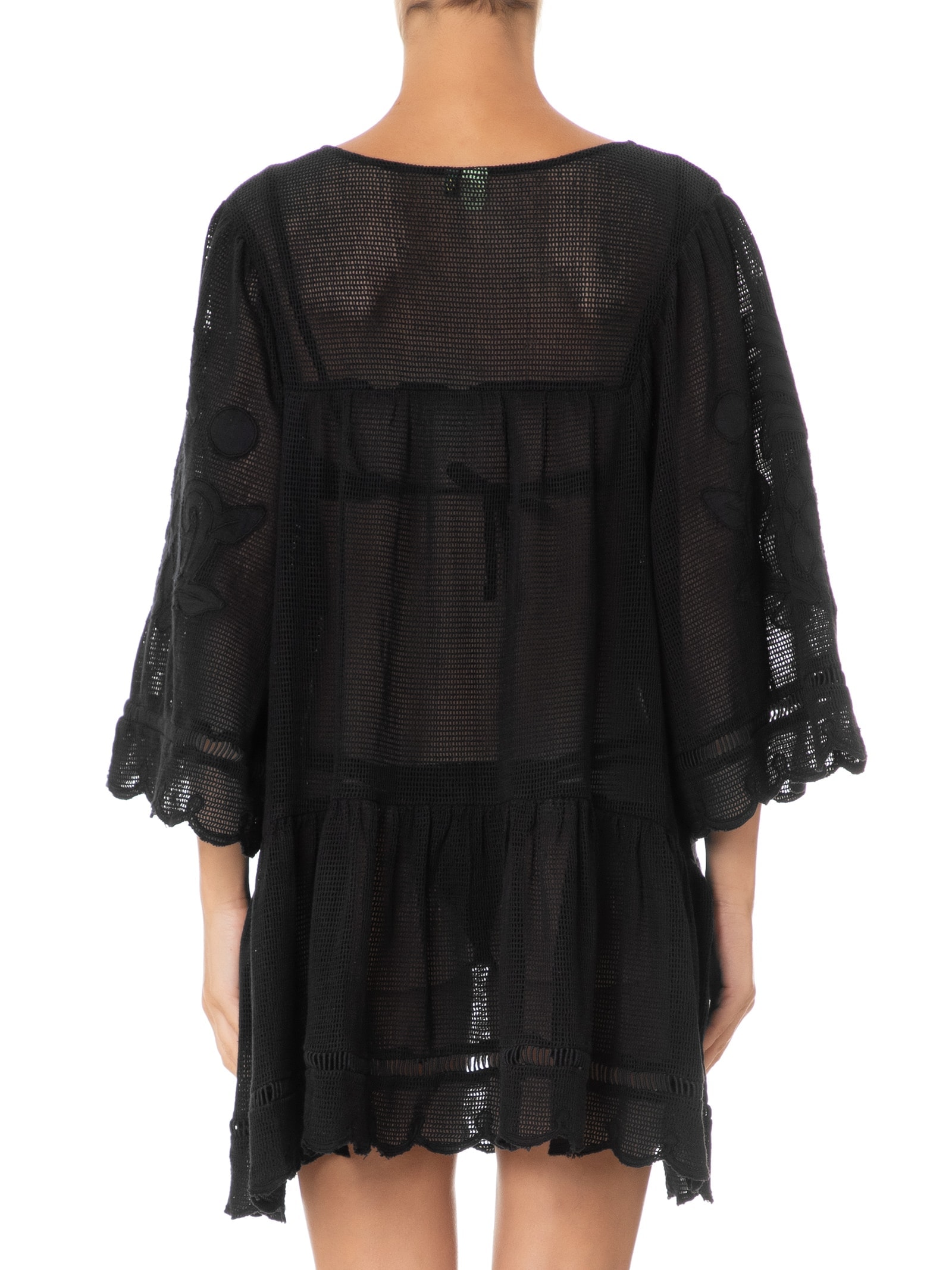 Vestido Abacainika Preto Farm Praia