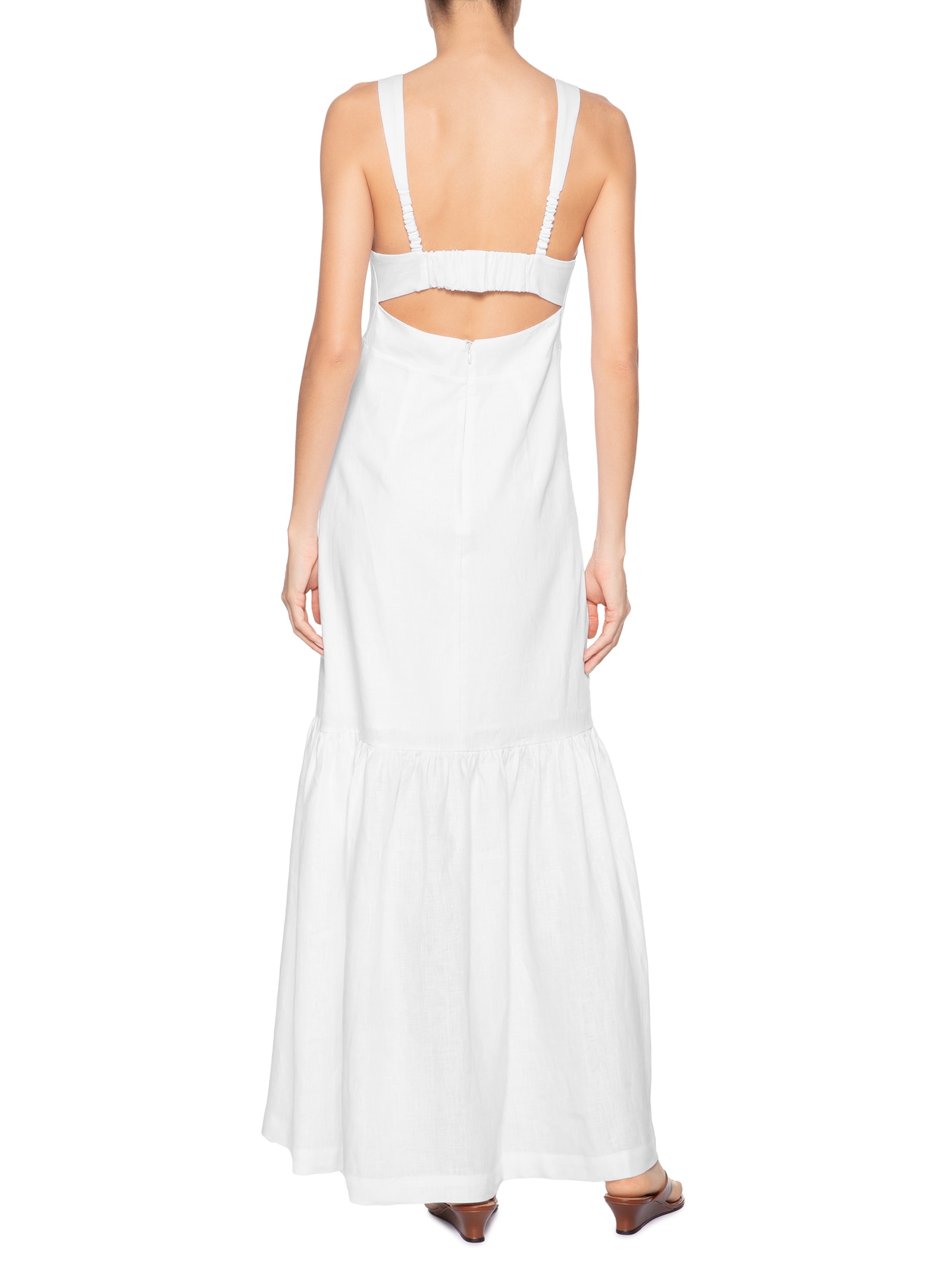 Vestido Adele Linho Branco Le Lis