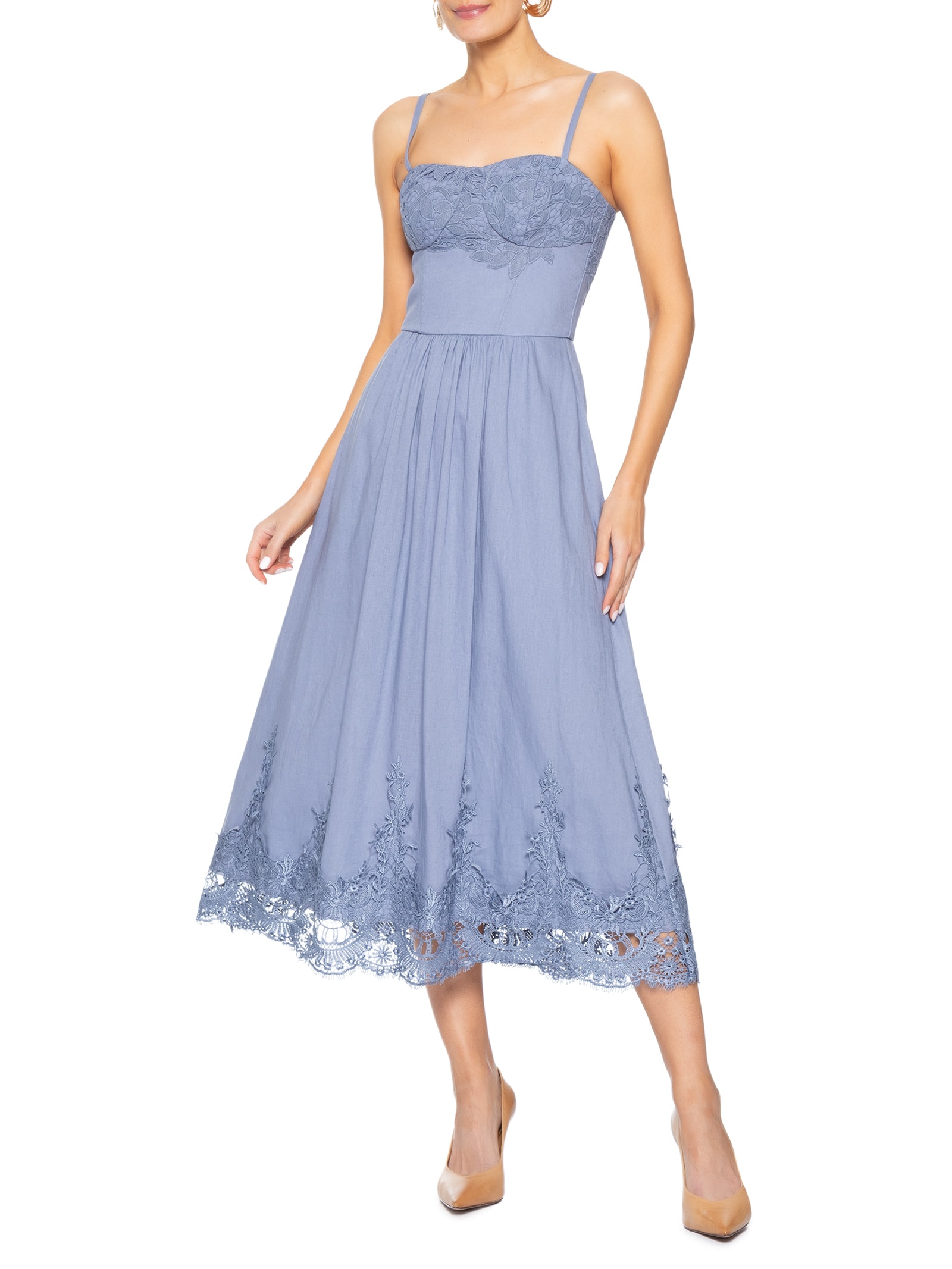 Vestido Agatha Azul Le Lis