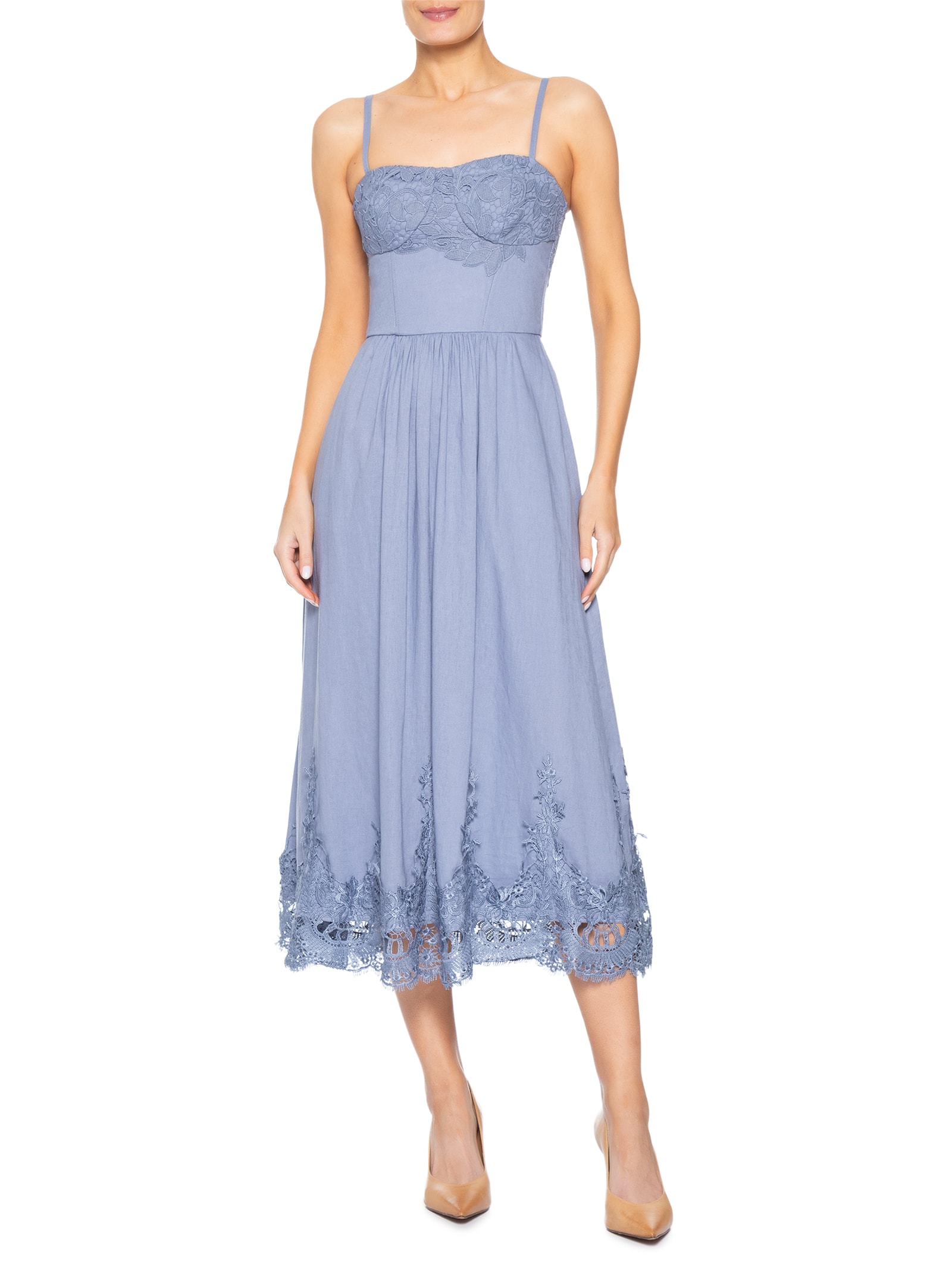 Vestido Agatha Azul Le Lis