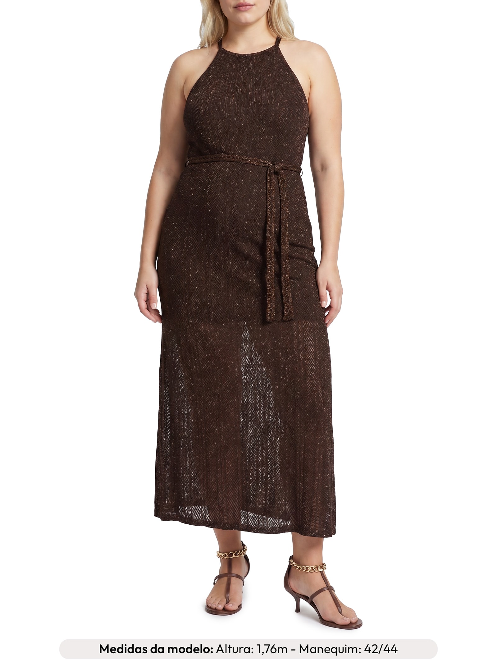 Vestido Alanis II Marrom Le Lis