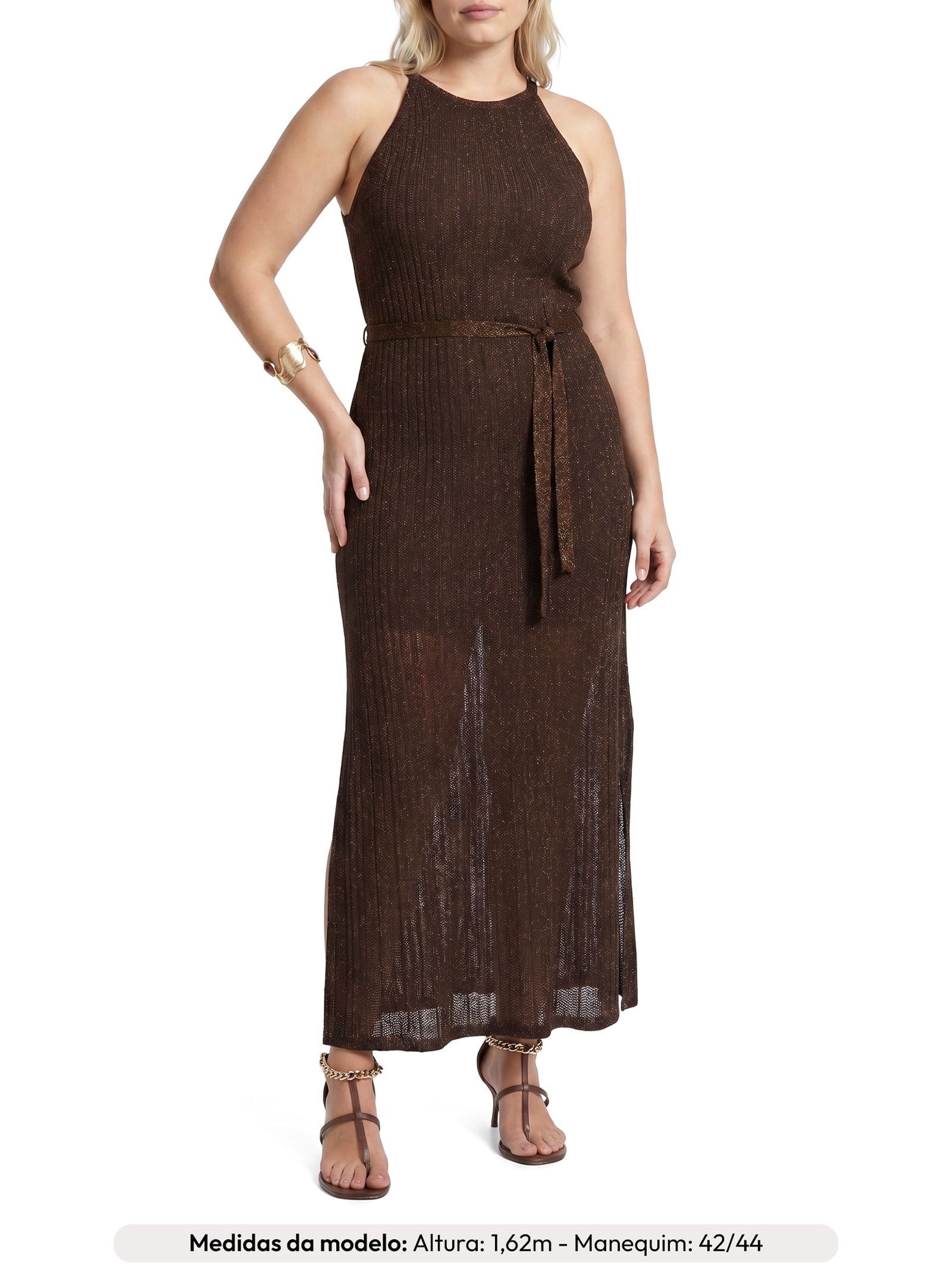 Vestido Alanis II Marrom Le Lis