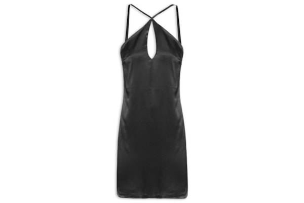  Vestido Alça Curto - Preto