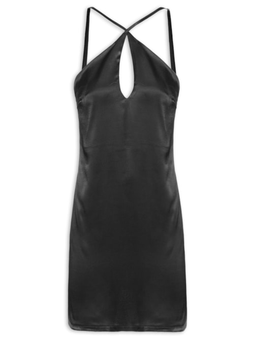 Vestido Alça Curto – Preto