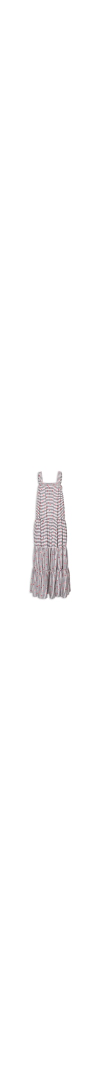 Vestido Alça Estampa Cerejinhas - Azul