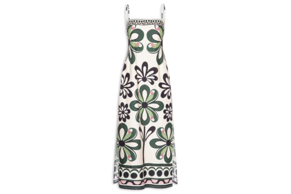 Vestido Alça Florara - Preto