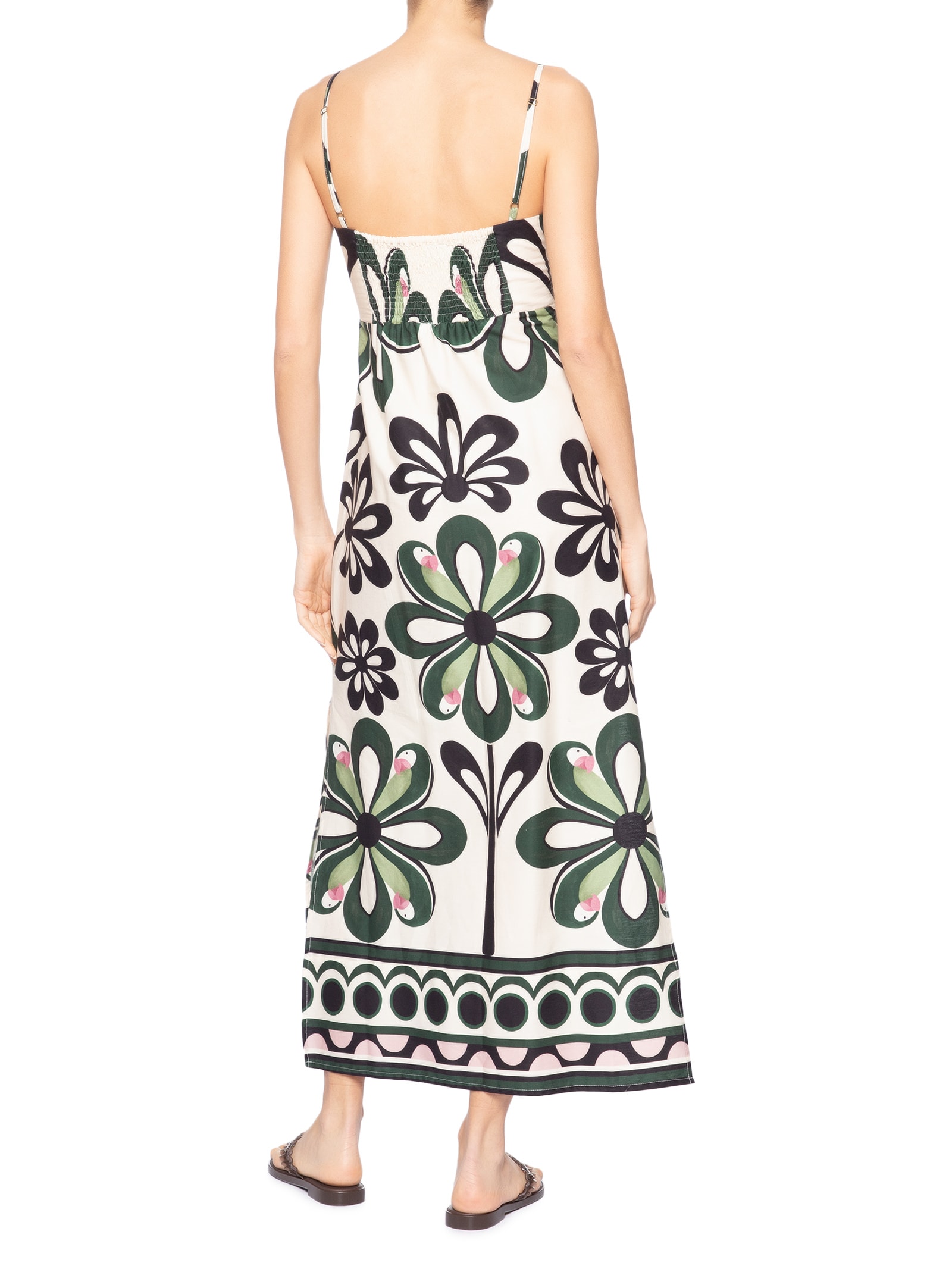 Vestido Alça Florara Preto Farm
