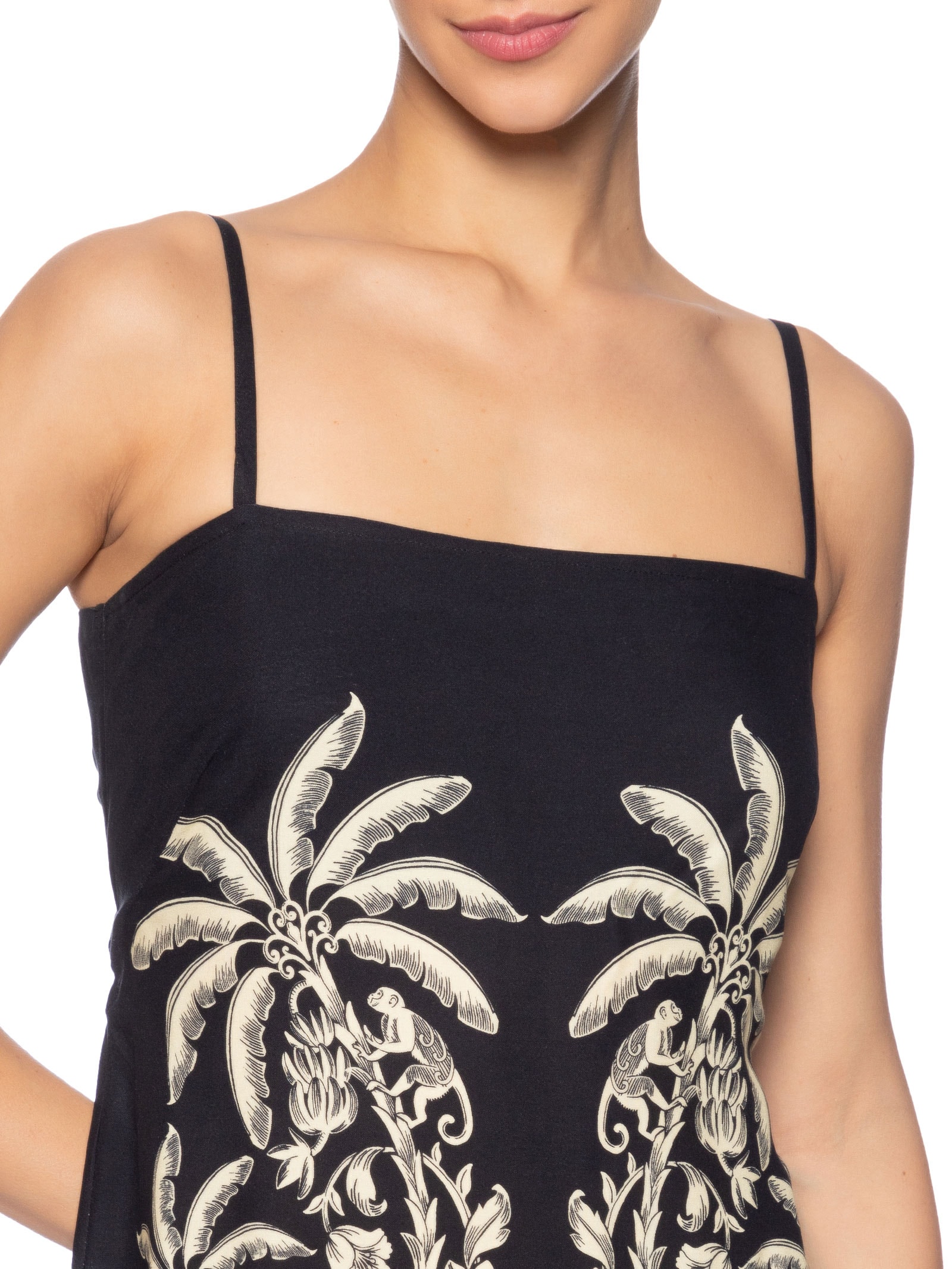 Vestido Alça Guanacaste Preto Farm