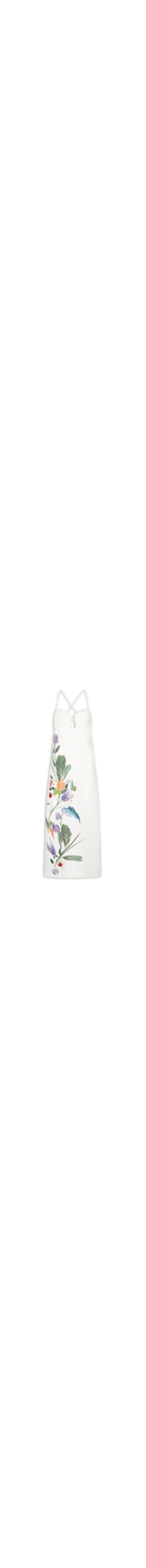 Vestido Alça Horta Tropical – Off White