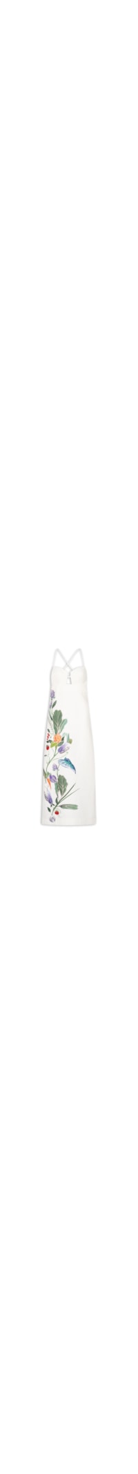 Vestido Alça Horta Tropical – Off White