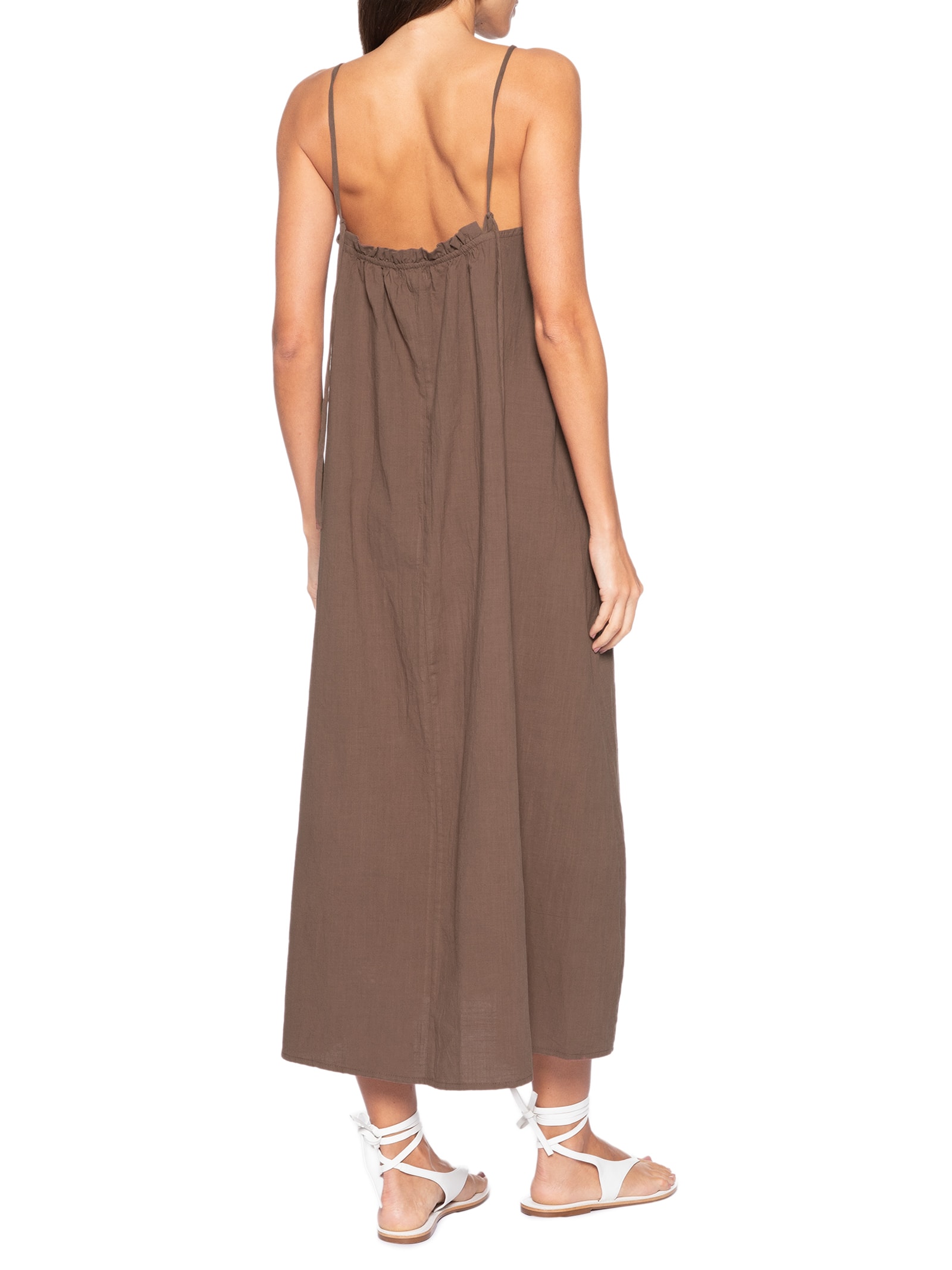 Vestido Alça IPA Marrom Panô