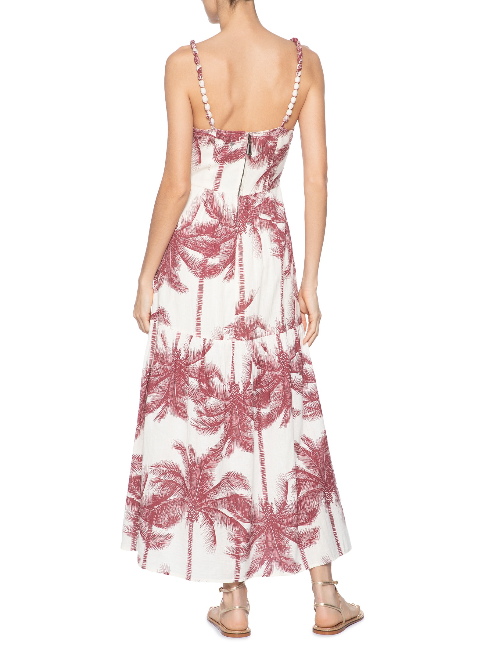 Vestido Alça Palma Roxo Le Lis