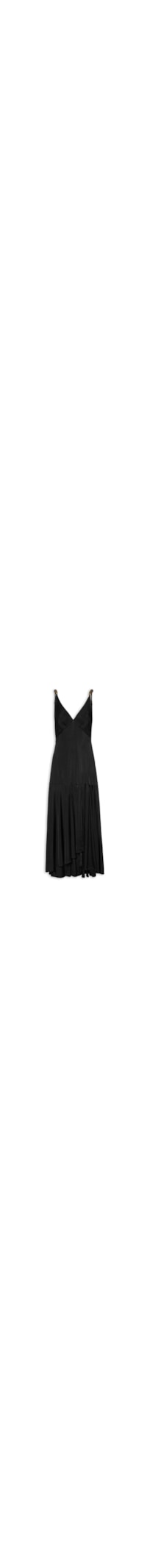 Vestido Alça Peixe Jersey - Preto