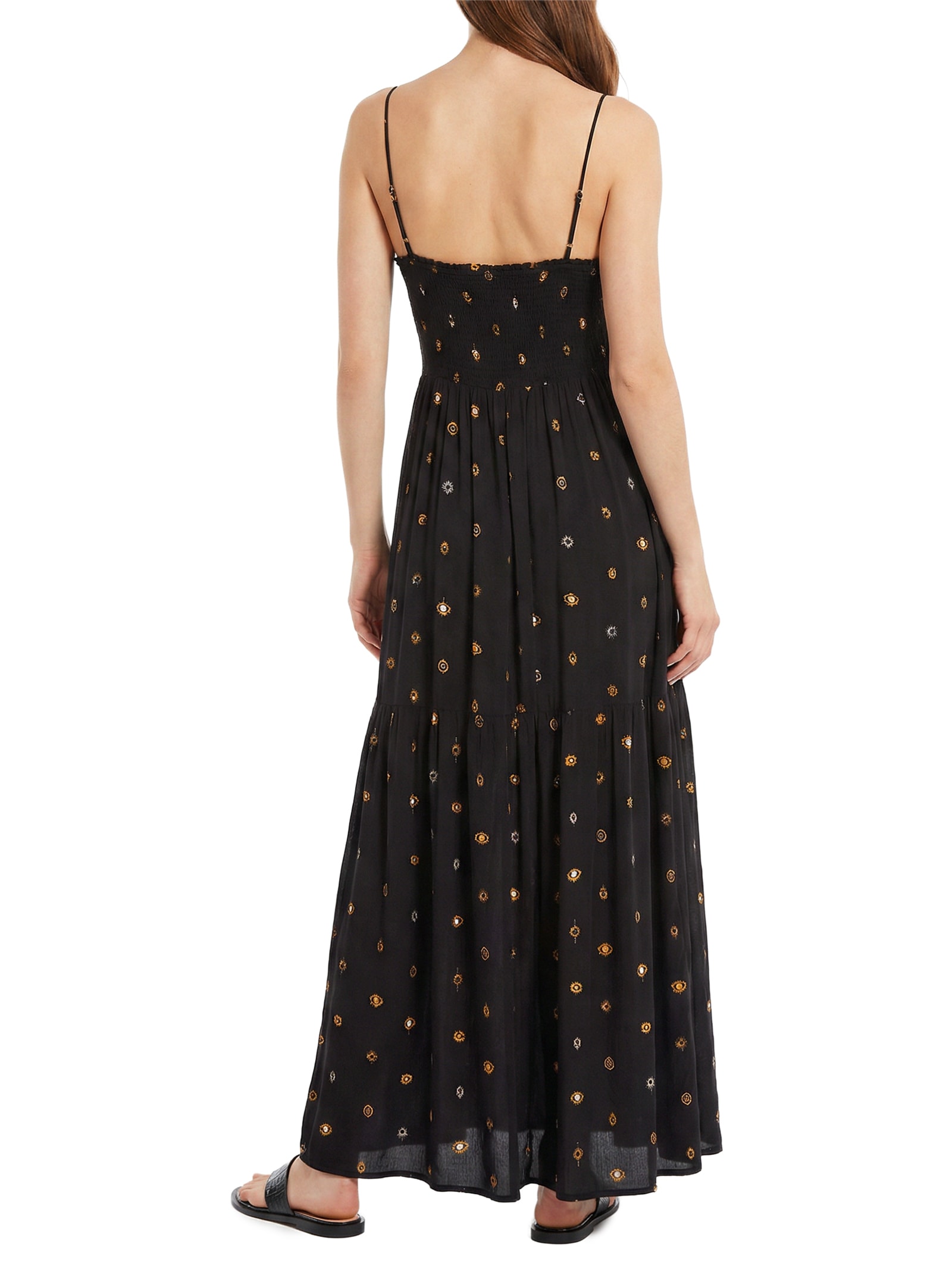 Vestido Alça Visão Preto Cantão