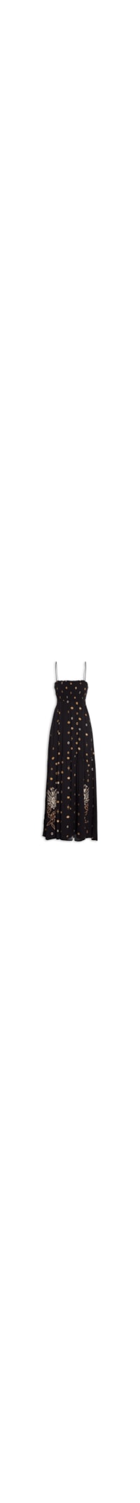 Vestido Alça Visão - Preto