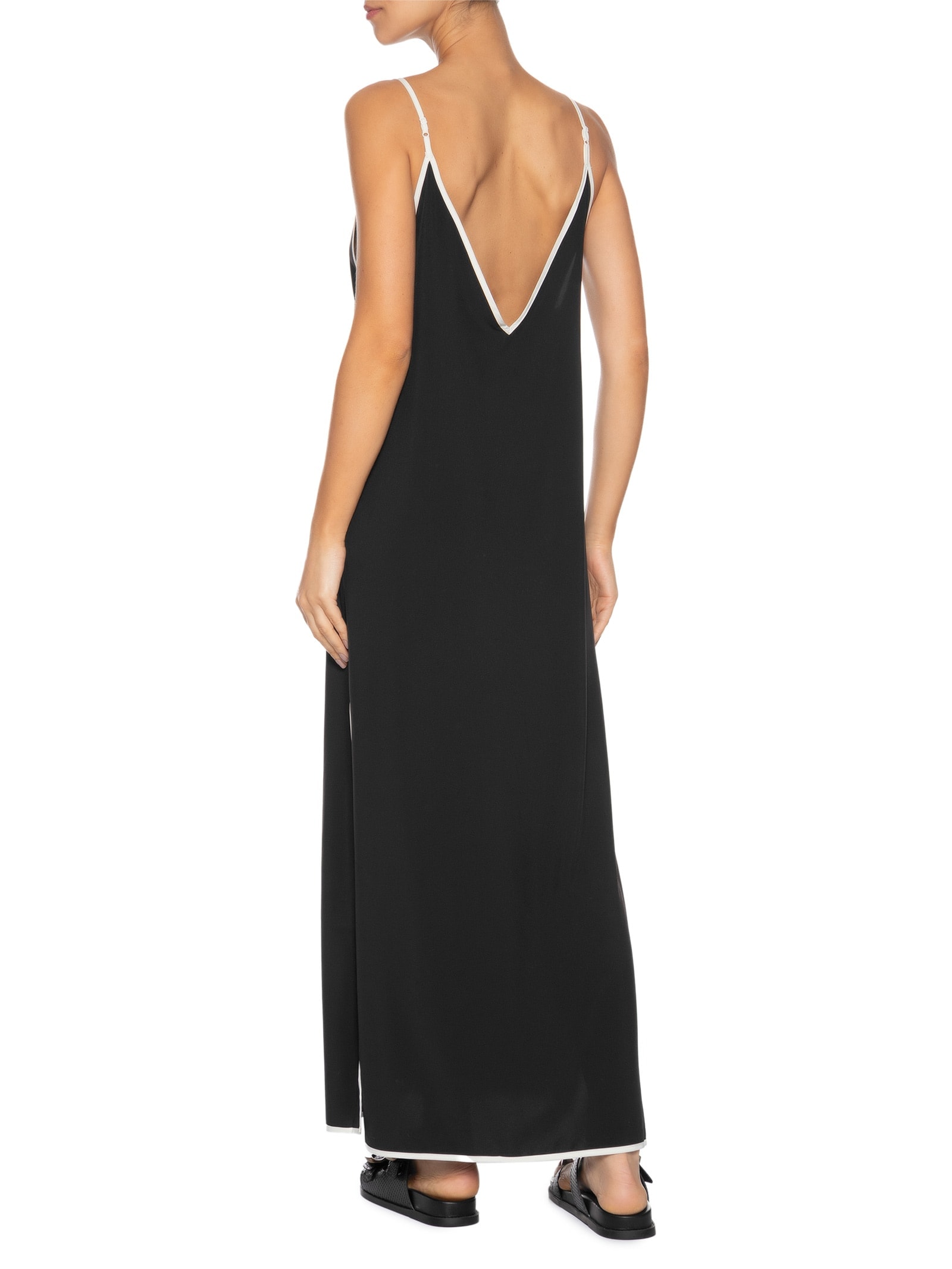 Vestido Alças Longui Superlight Viés Preto Osklen