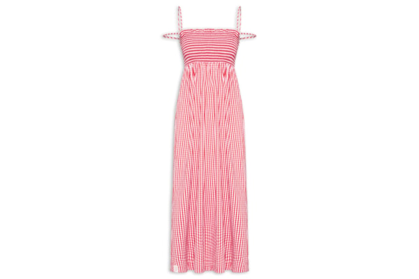 Vestido Alcinha Alg Vichy - Vermelho