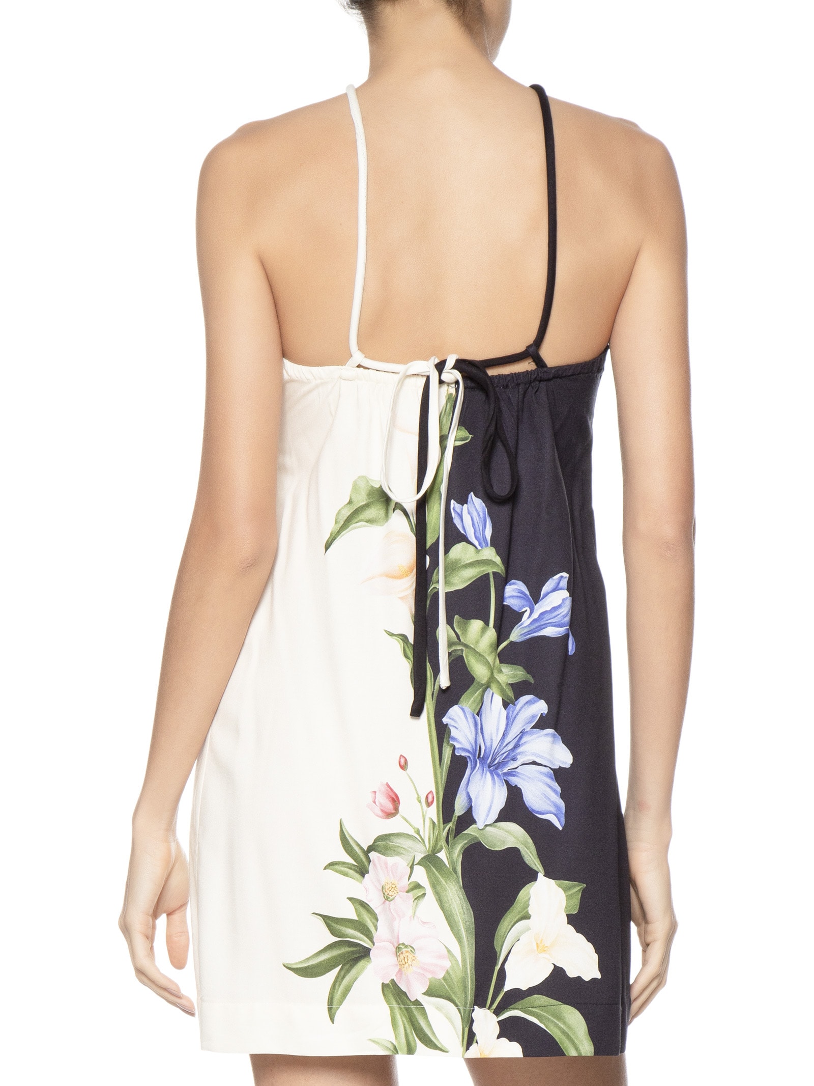 Vestido Alcinha Céu de Flor Preto Farm