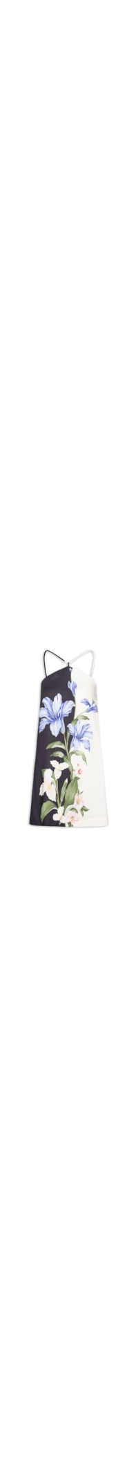 Vestido Alcinha Céu de Flor - Preto
