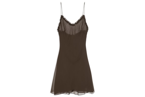 Vestido Alcinha Curto – Marrom
