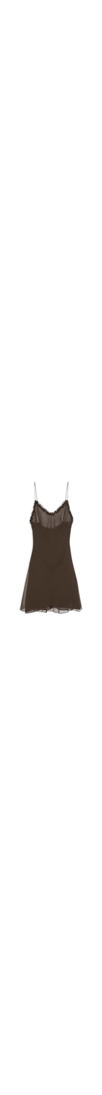 Vestido Alcinha Curto – Marrom