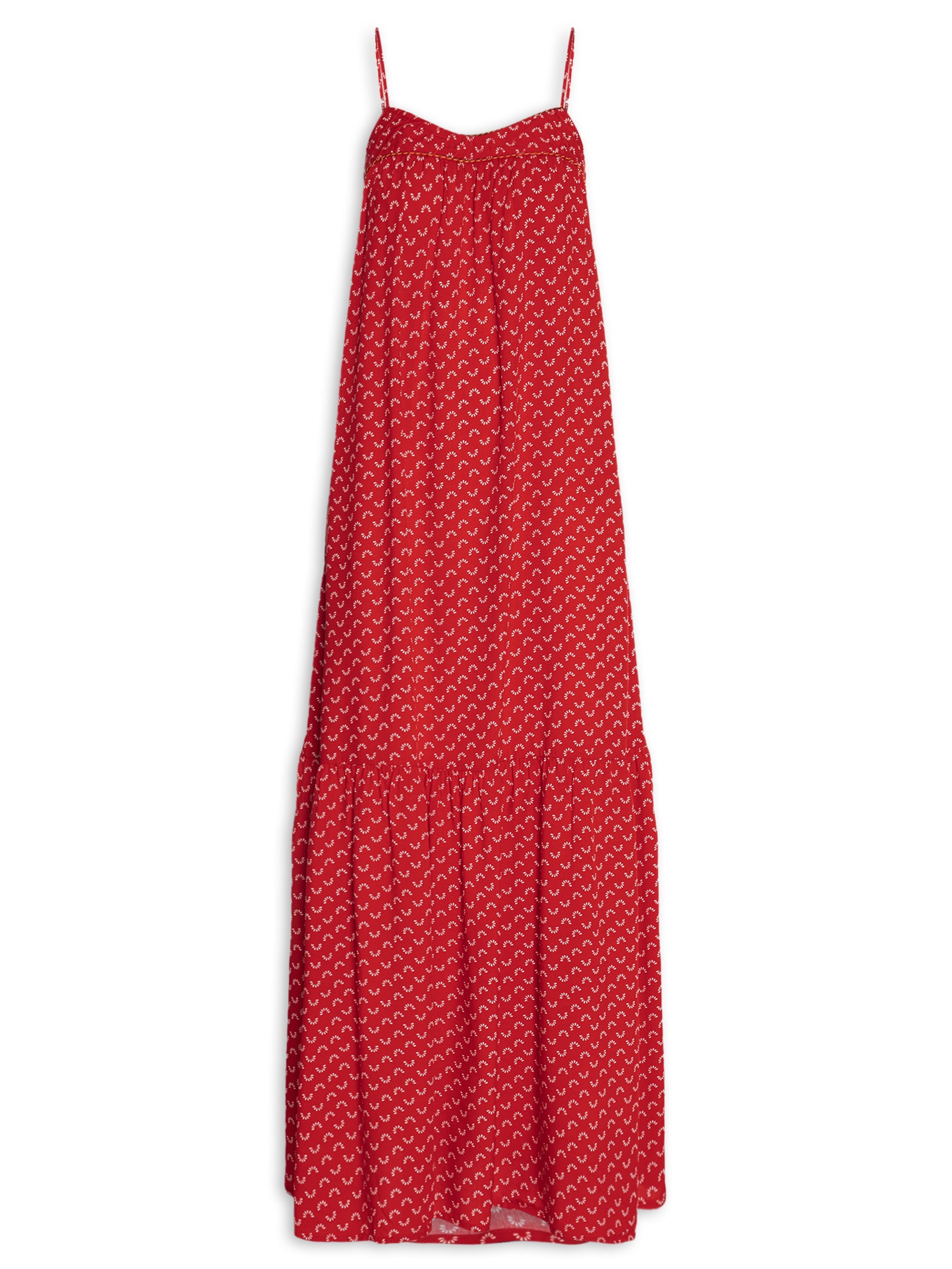 Vestido Alcinha Est Lagostim Vermelho Cantão